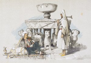 De fontein van de leeuwen, vignette uit 